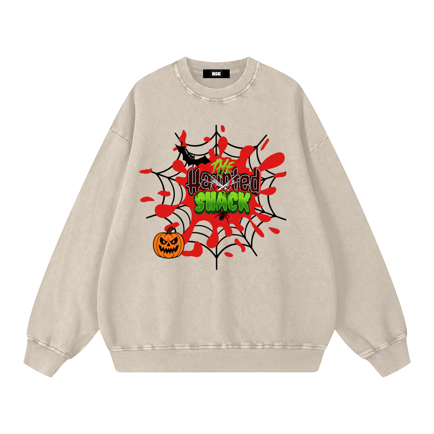 The Haunted Shack - Snow Washed Sweatshirt
