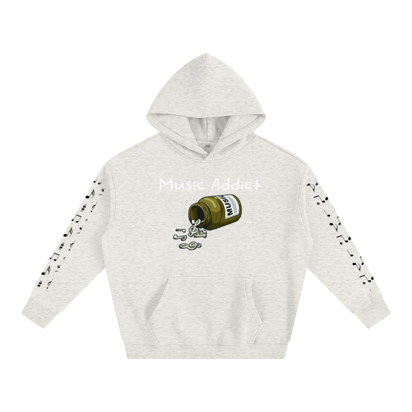Music Addict Fleeced Hoodie