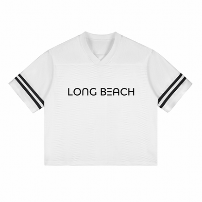 Long Beach Casual Wear - Taped Mesh T-Shirt