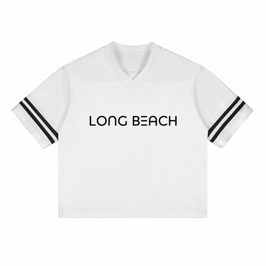 Long Beach Casual Wear - Taped Mesh T-Shirt