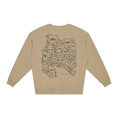 "Block 2 Block" Unisex Loose Crewneck Sweatshirt