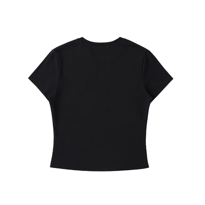 Long Beach Casual Wear - Women's Essential Bodycon Crop Top