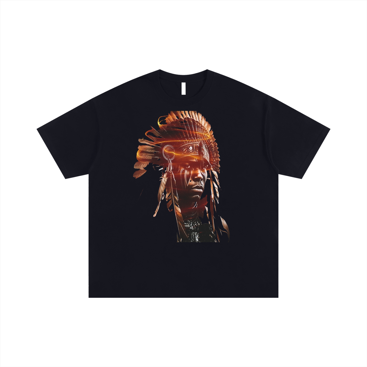 The Black Chief - Oversized Cotton T-Shirt