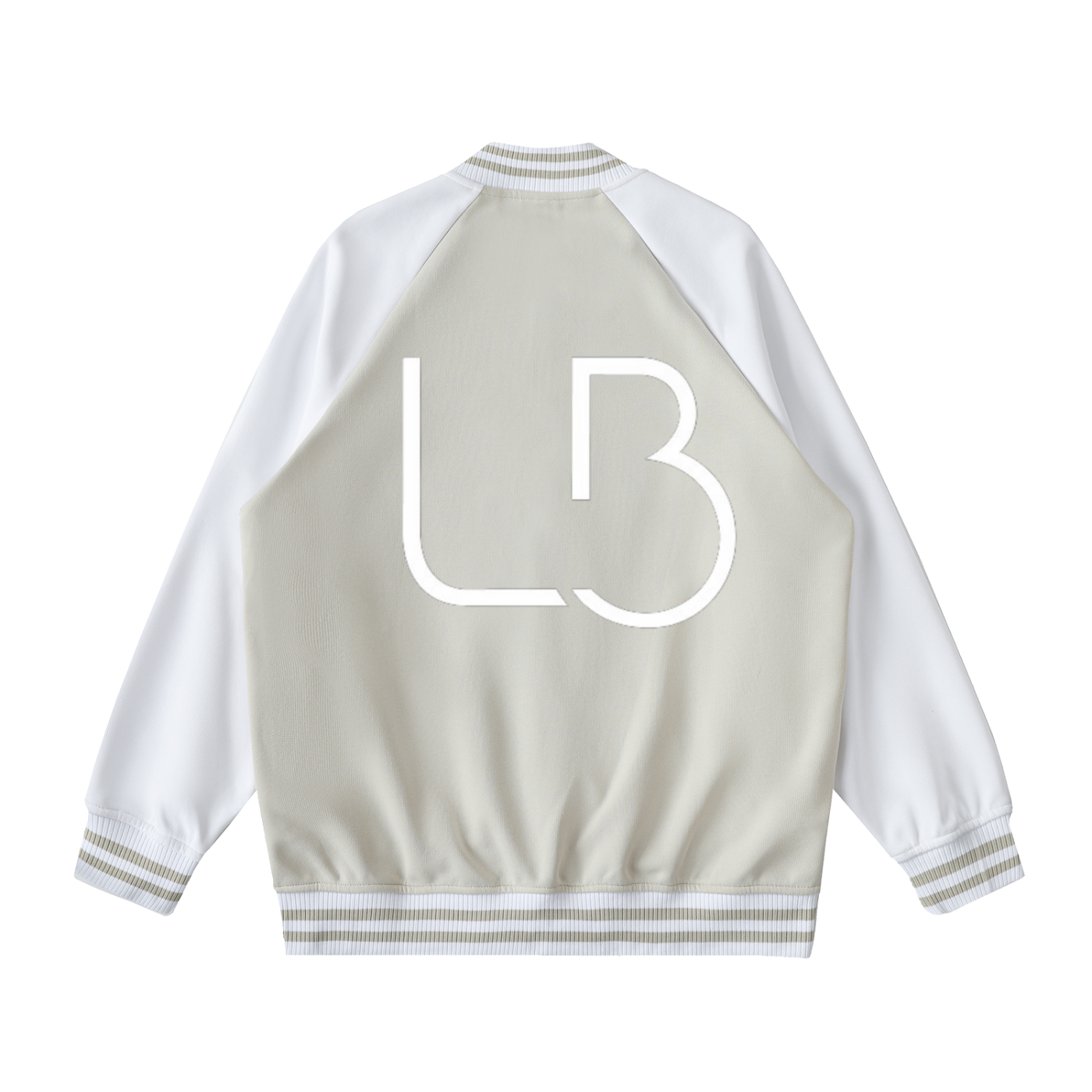 Long Beach Casual Wear - Two Tone Raglan Sleeve Varsity Jacket