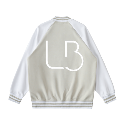 Long Beach Casual Wear - Two Tone Raglan Sleeve Varsity Jacket