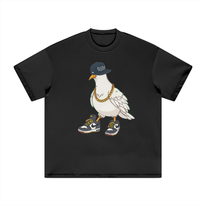 Duece the Dove Heavyweight Earth Tone T-Shirt