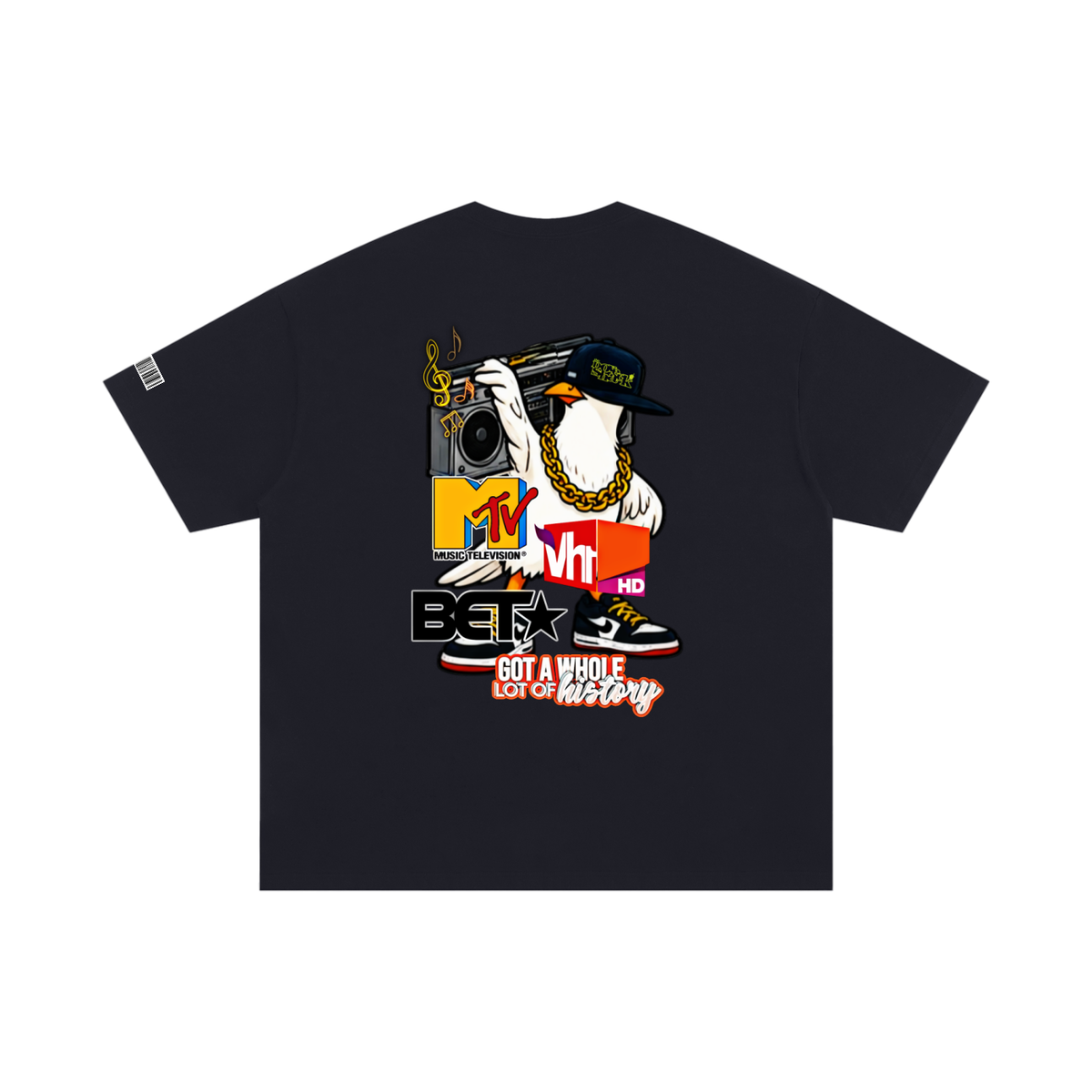 "Duece & The Crew" Unisex Oversized Poster T-Shirt
