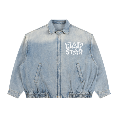 "Rap Sar"  Vintage Denim Jacket