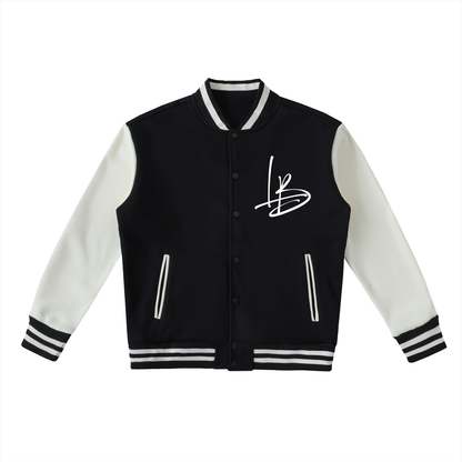 Long Beach Casual Wear - Two-Tone Fleeced Varsity Jacket