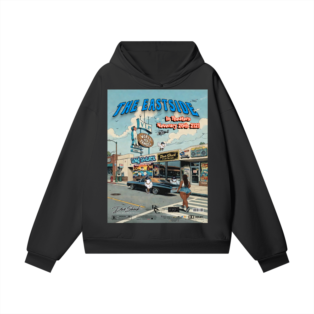 "Duece & The Crew" Poster Super Heavyweight Fleece Hoodie