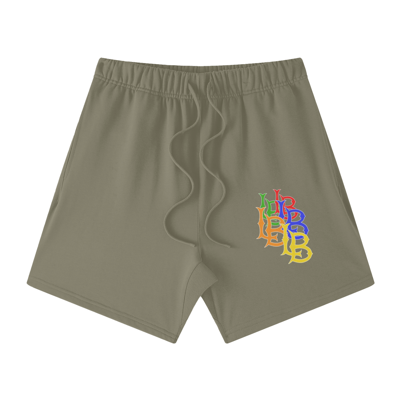Multi Color LB - Streetwear Heavyweight Earth Tone - Shorts