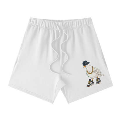 Duece the Dove Heavyweight Earth Tone Cotton Shorts