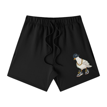 Duece the Dove Heavyweight Earth Tone Cotton Shorts