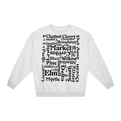"Block 2 Block" Unisex Loose Crewneck Sweatshirt