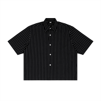"On Pine" Casual Boxy Button-Up Shirt