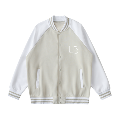 Long Beach Casual Wear - Two Tone Raglan Sleeve Varsity Jacket