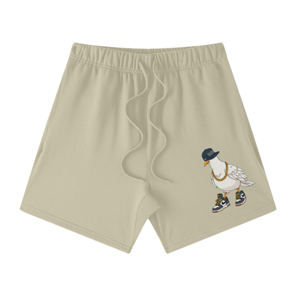 Duece the Dove Heavyweight Earth Tone Cotton Shorts