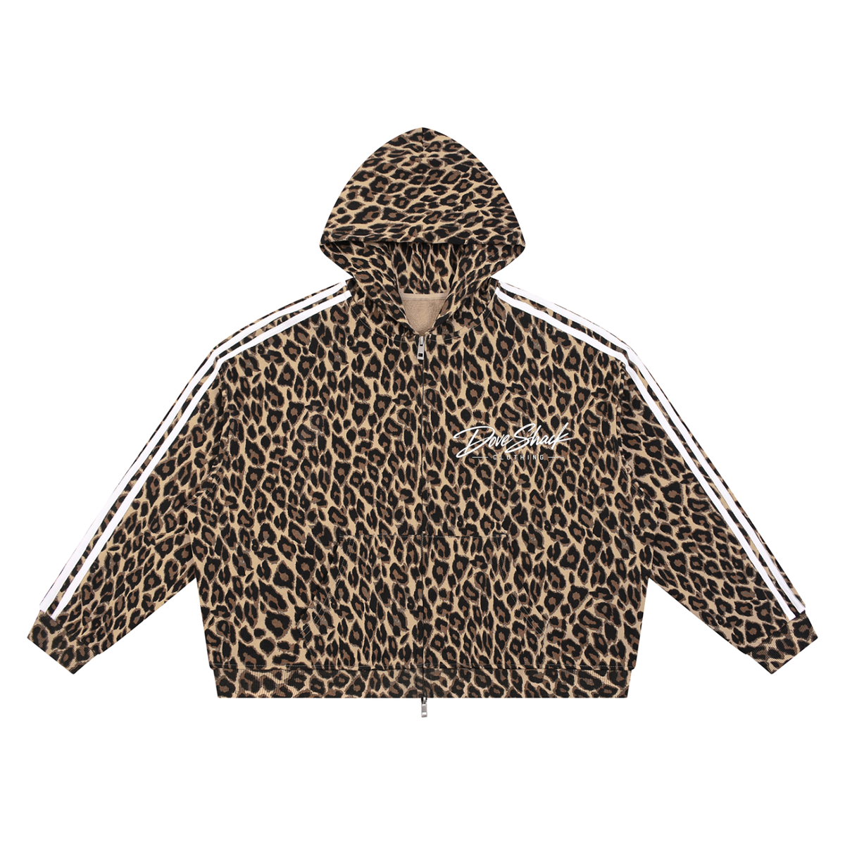 "Dove Shack Clothing" Essential Leopard Print Hoodie