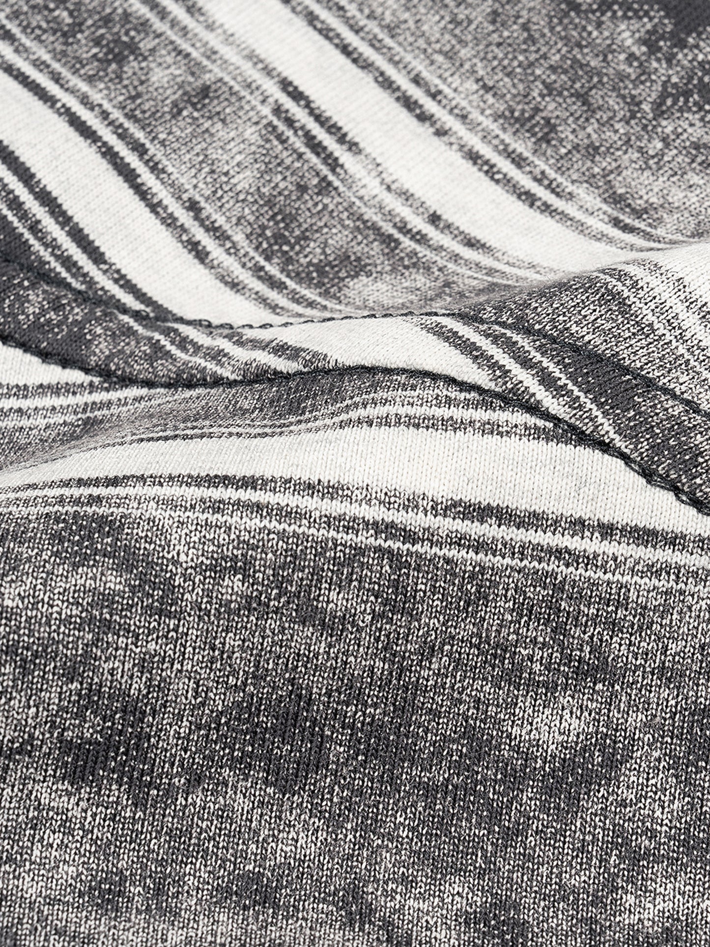 Long Beach Casual Wear - Snow Washed Stripe Boxy T-shirt