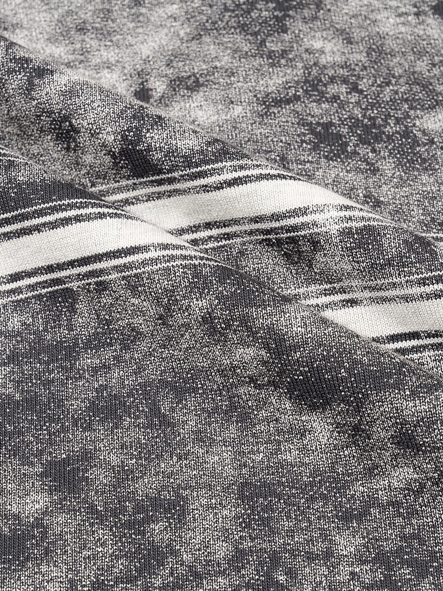 Long Beach Casual Wear - Snow Washed Stripe Boxy T-shirt