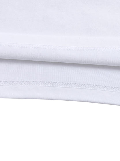 Cali West Coast - Oversized T-shirt - White/ Blue