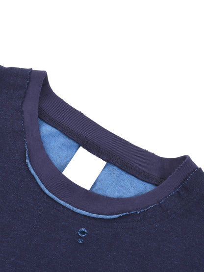 Long Beach Casual Wear - Hand-frayed Reversible T-shirt