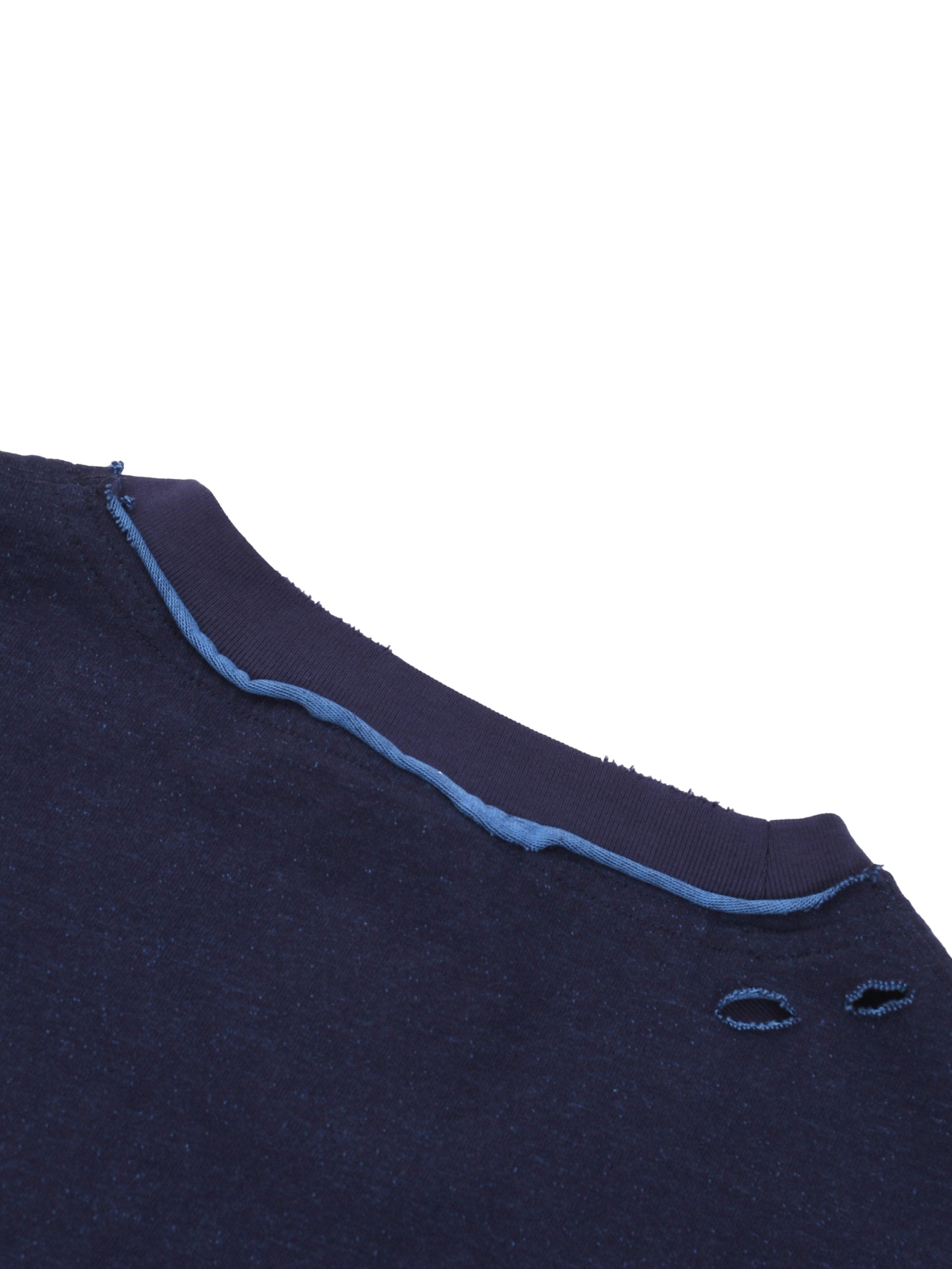 Long Beach Casual Wear - Hand-frayed Reversible T-shirt