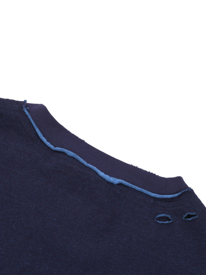 Long Beach Casual Wear - Hand-frayed Reversible T-shirt