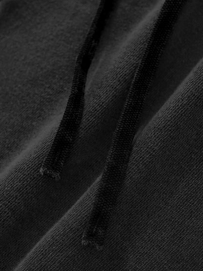 Duece the Dove Snow Washed Raw Edge Drawstring Shorts