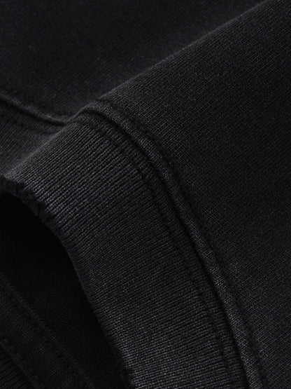 Long Beach Night Life - Snow Wash Raw Edge Cotton T-shirt