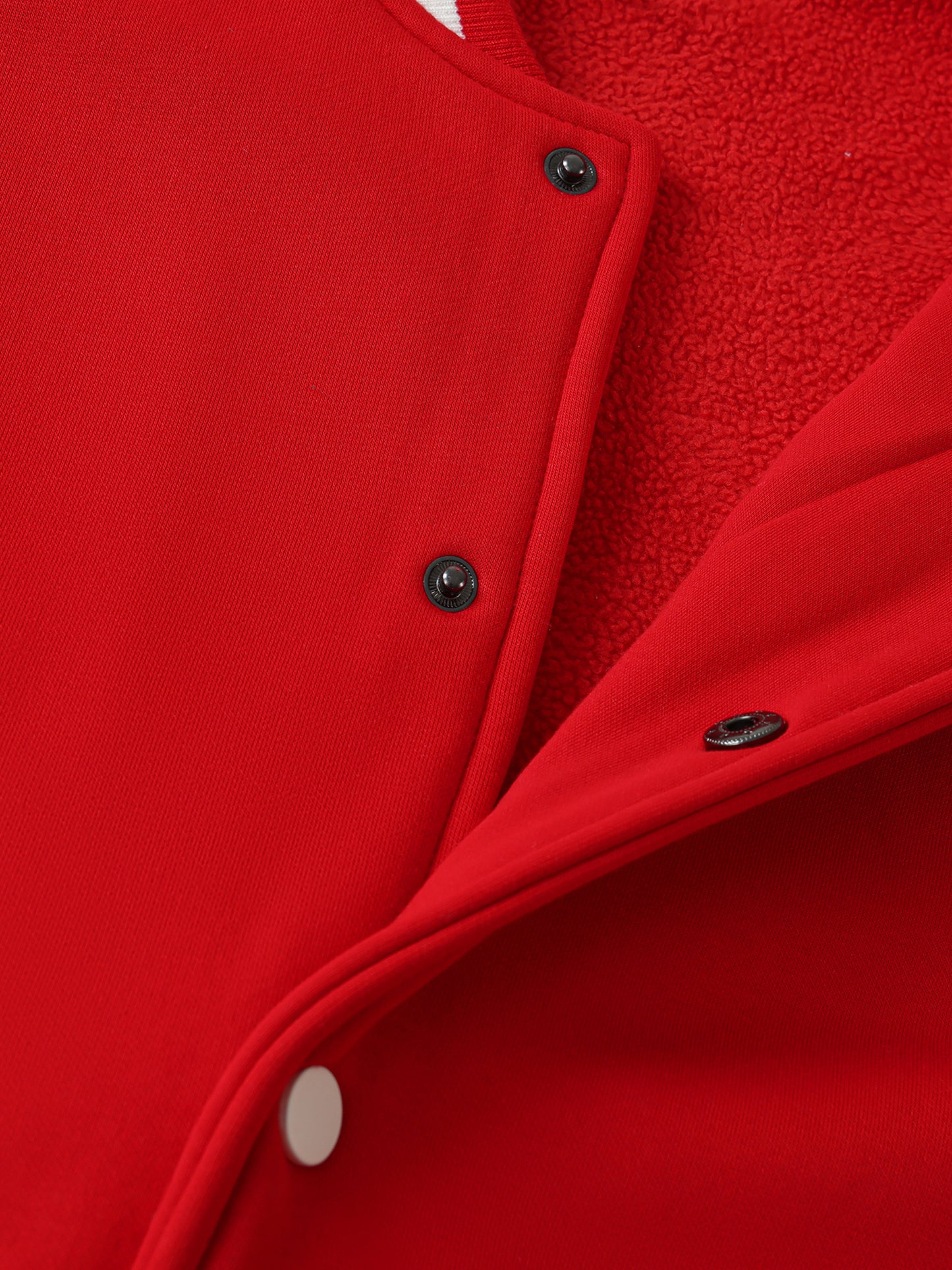 Long Beach Casual Wear - Two-Tone Fleeced Varsity Jacket