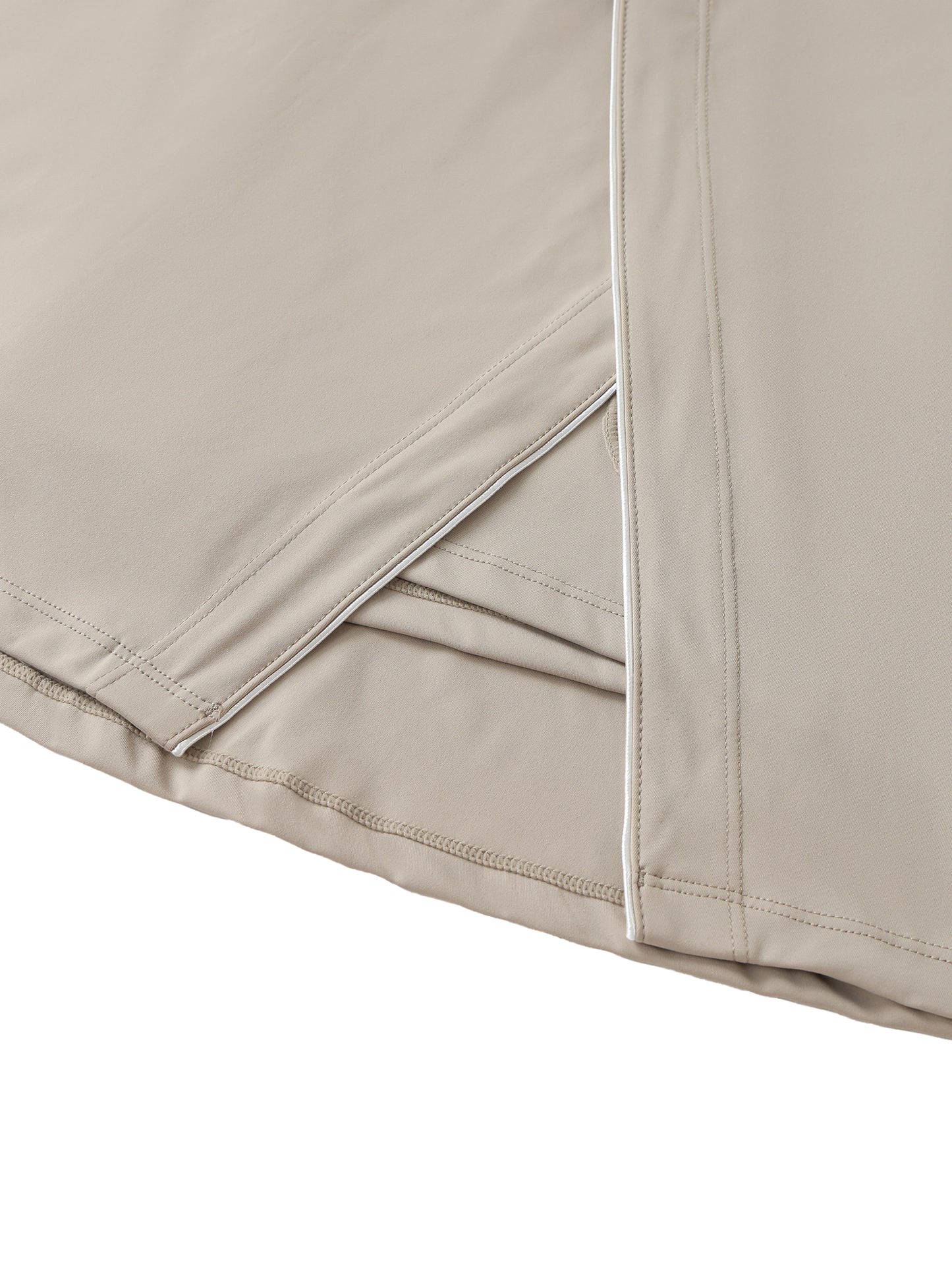 Long Beach Casual Wear - Women's High-Waist Pocketed A-Line Skirt