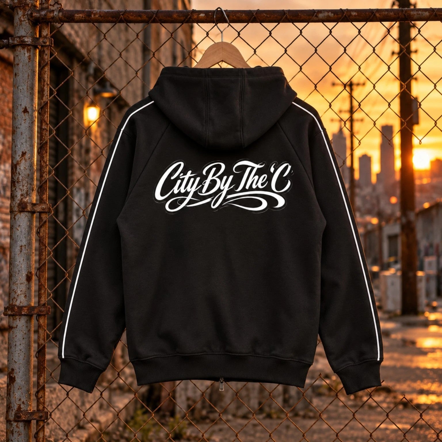 Collections: City By The C black hoodie
